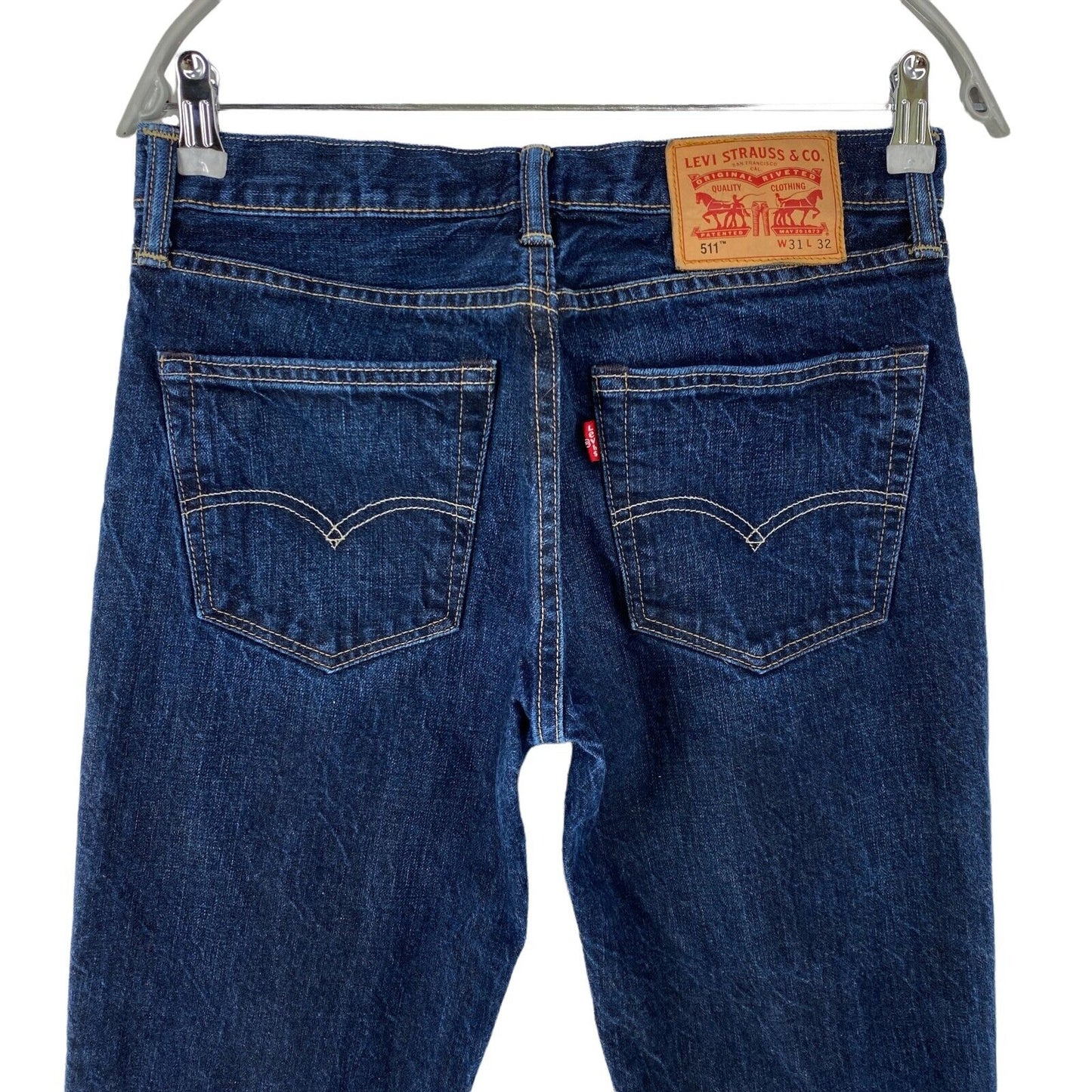 Levi's 511 Dunkelblaue Slim Fit-Jeans W31 L32