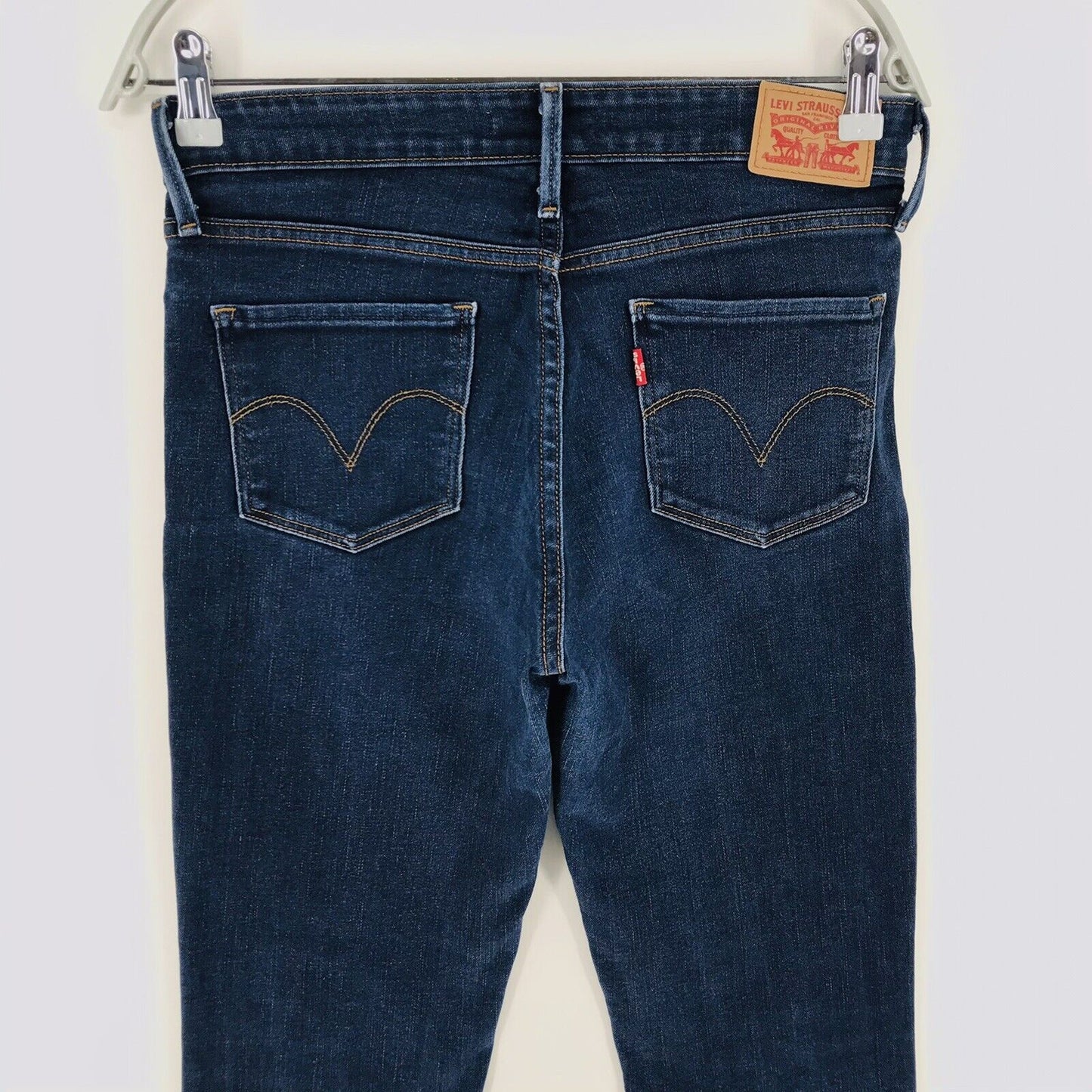 Levi's Jean skinny taille moyenne bleu foncé pour femme 4 M / W27 L29