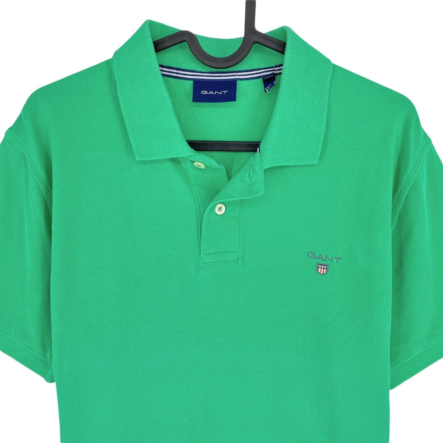 GANT Green Original Pique Rugger Polo Shirt Size M