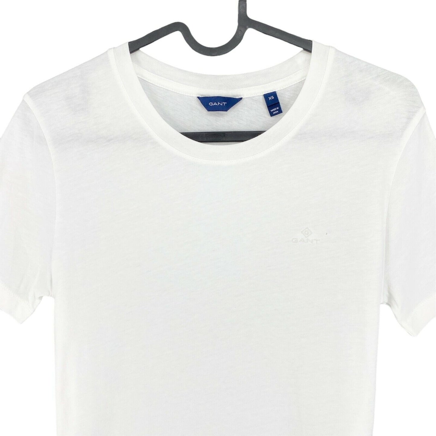 GANT White Crew Neck T Shirt Size XS