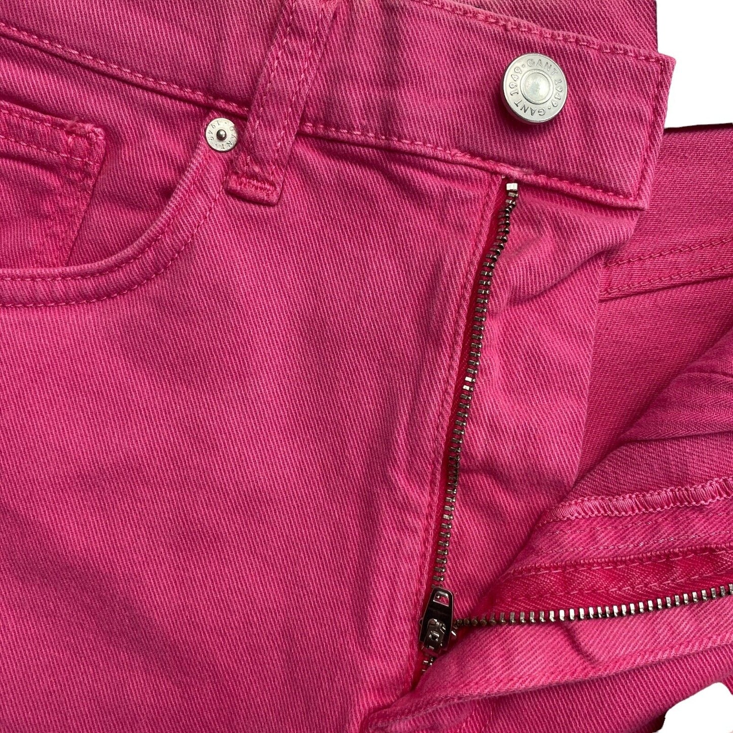 GANT Pink Color 5 Pkt Denim Shorts Size W27 W28