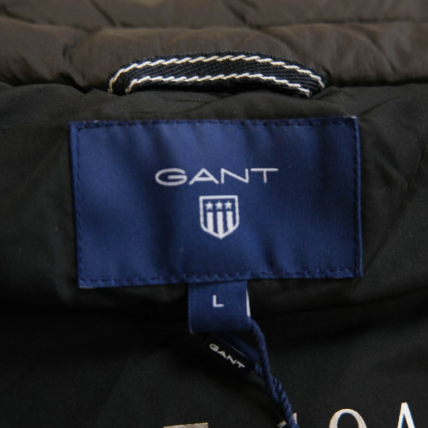 GANT Light Weight Down Black Padded Puffer Jacket Size L