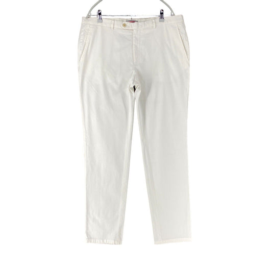 Tommy Hilfiger White Slim Fit Chino Trousers Size 54 W36 L34