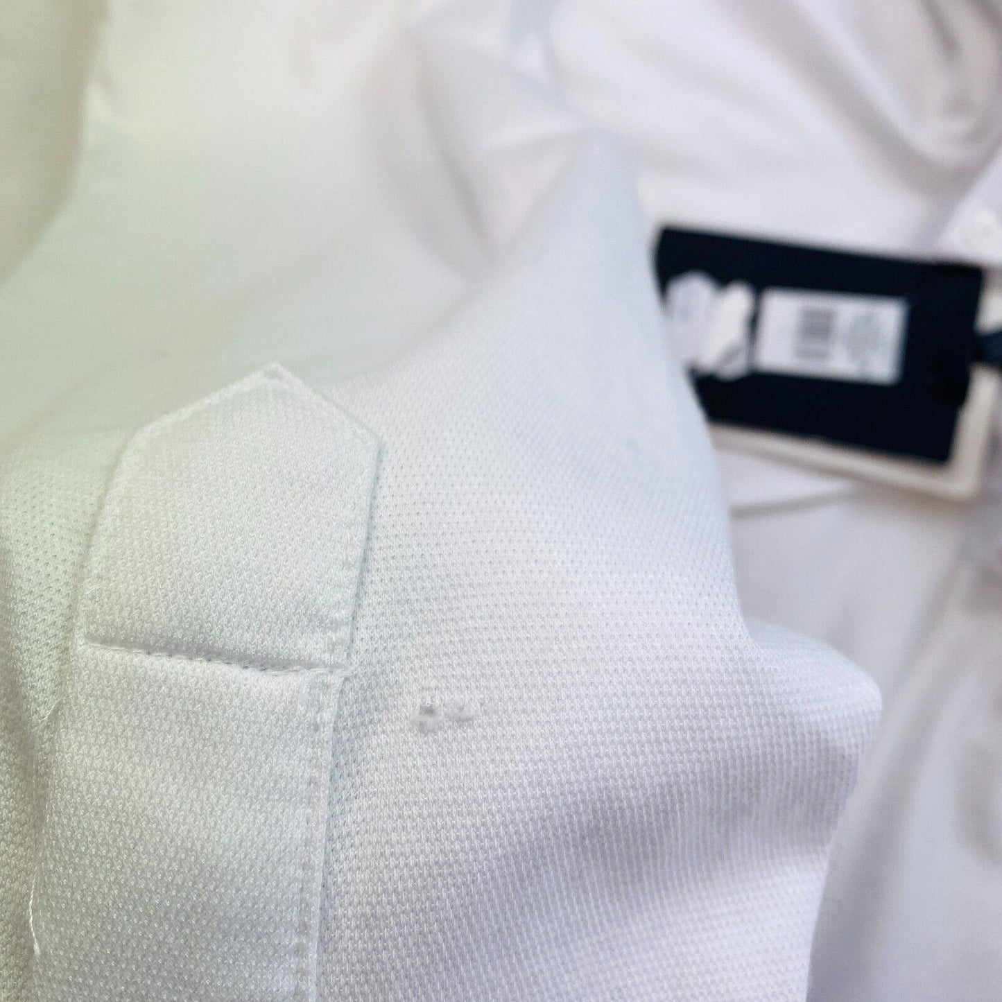 TOMMY HILFIGER White Solid Casual Fit Shirt Size S