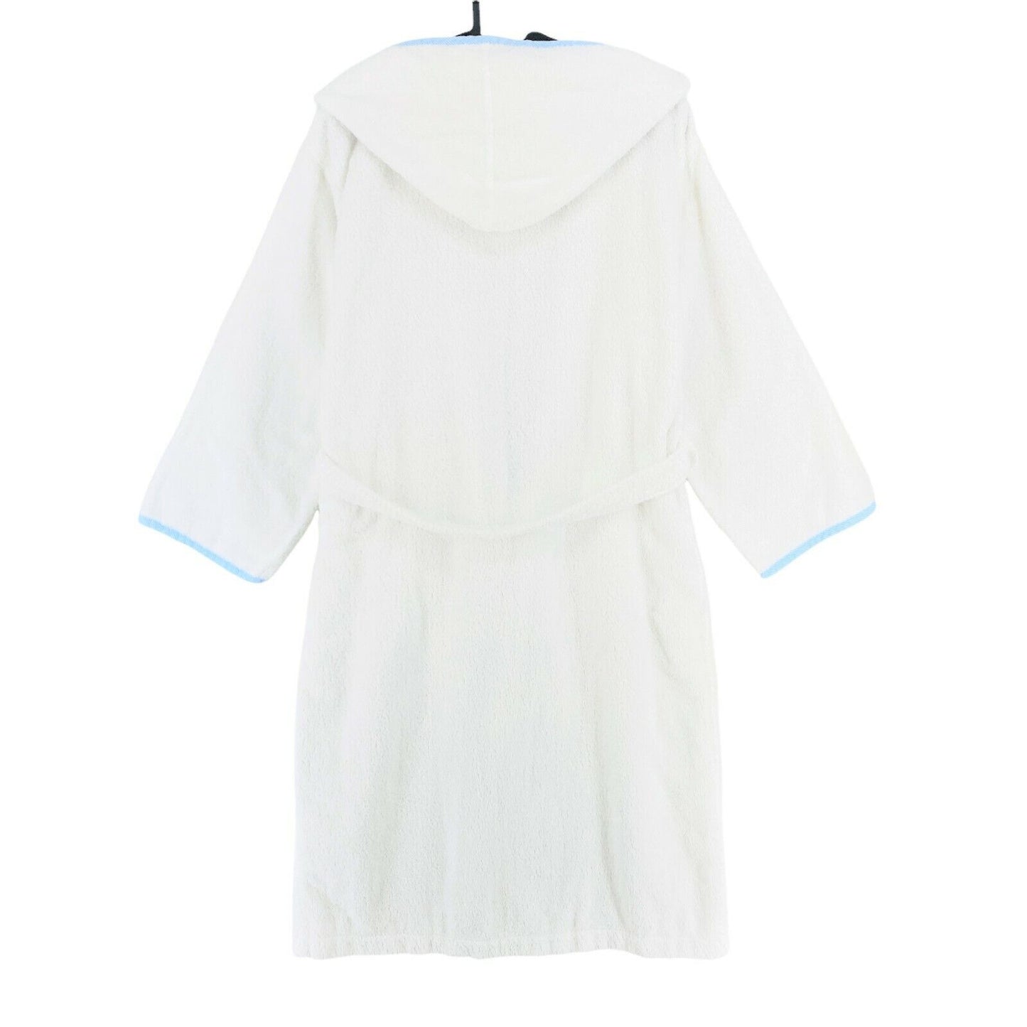 GANT White 100% Cotton Hooded Bath Robe Size 14 Years