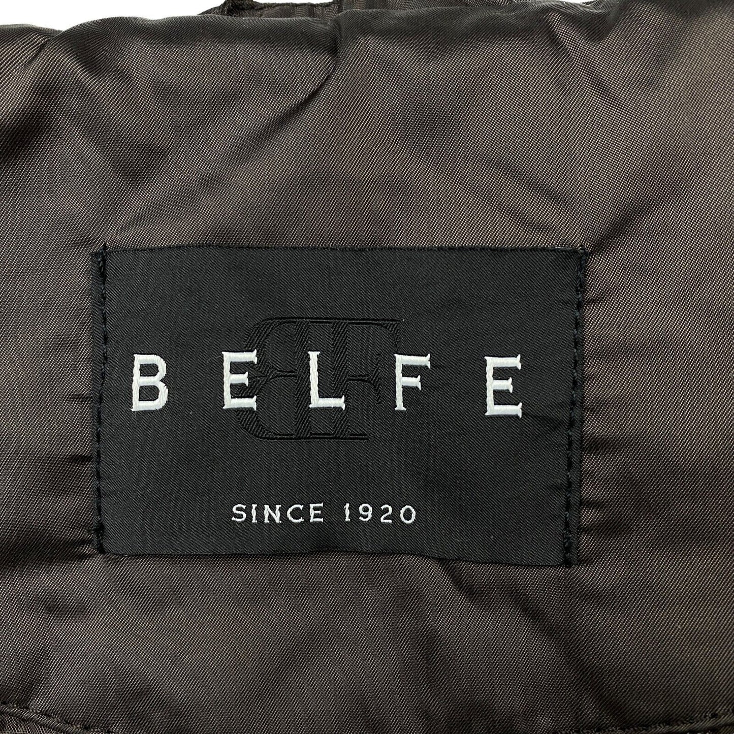 BELFE Brown Hooded Jacket Size IT 48 EU 44 UK 14 US 12