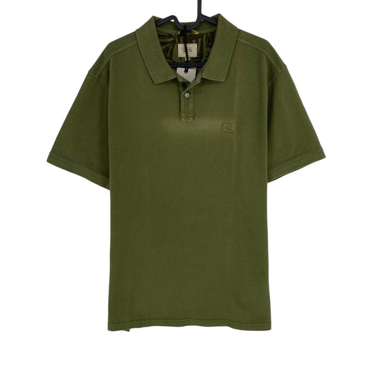 CAMEL ACTIVE Men Green SS Garment Dyed Polo Shirt Size 2XL XXL