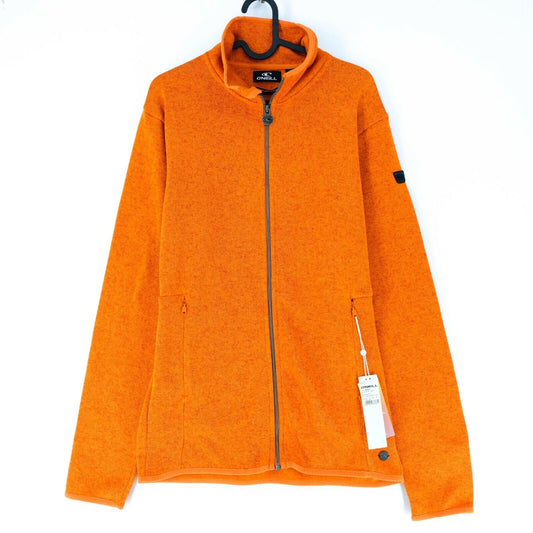 O'NEILL Piste Fz Fleece Orange Full Zip Fleece Jacket Jumper Size M