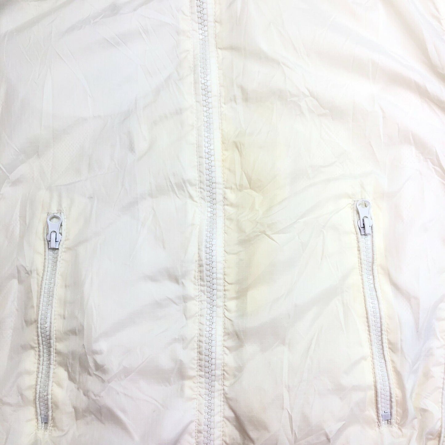 GUESS White Lightweight Bomber Jacket Coat Size S