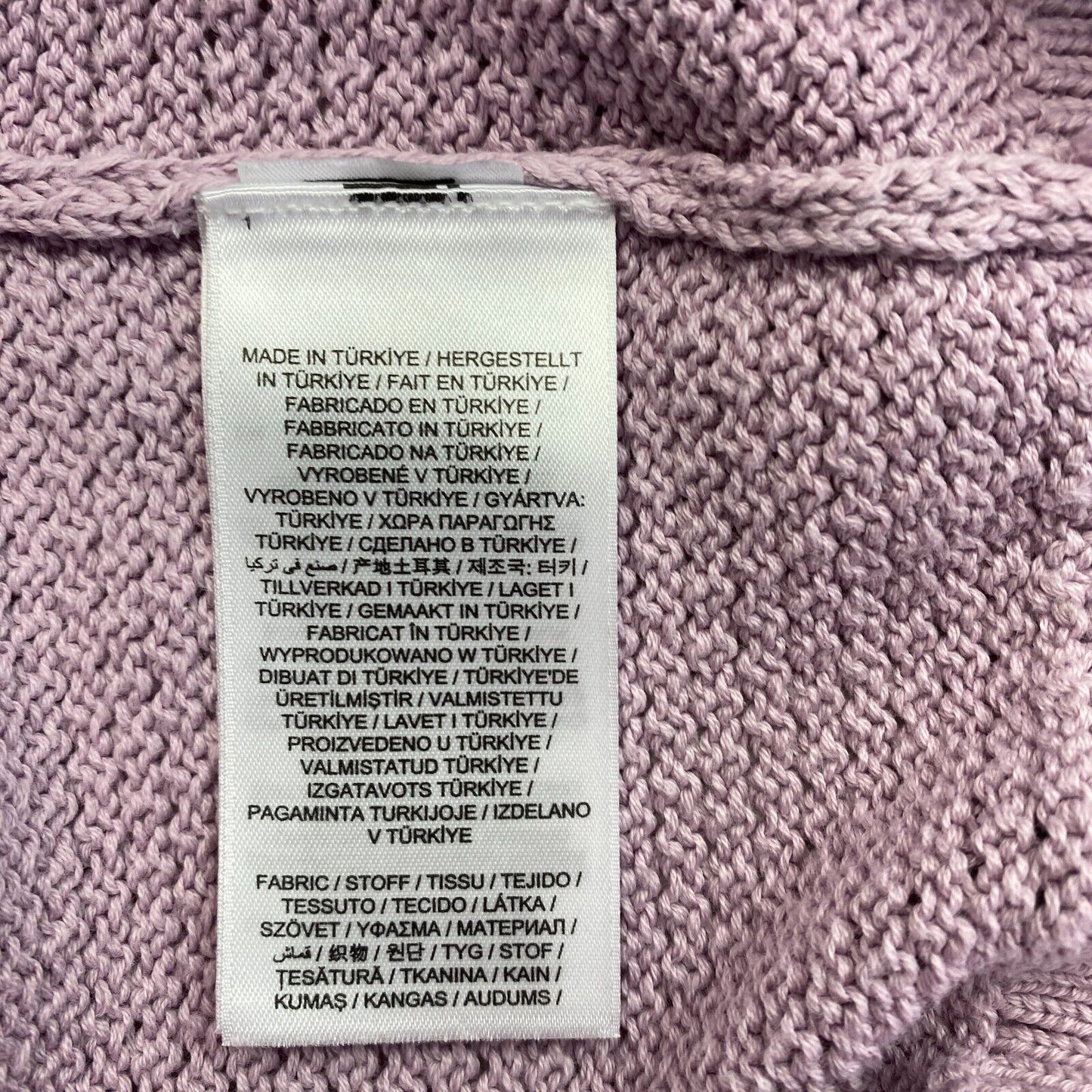 GANT Pullover mit U-Boot-Ausschnitt, Baumwolle, Struktur, Violett, Größe XS