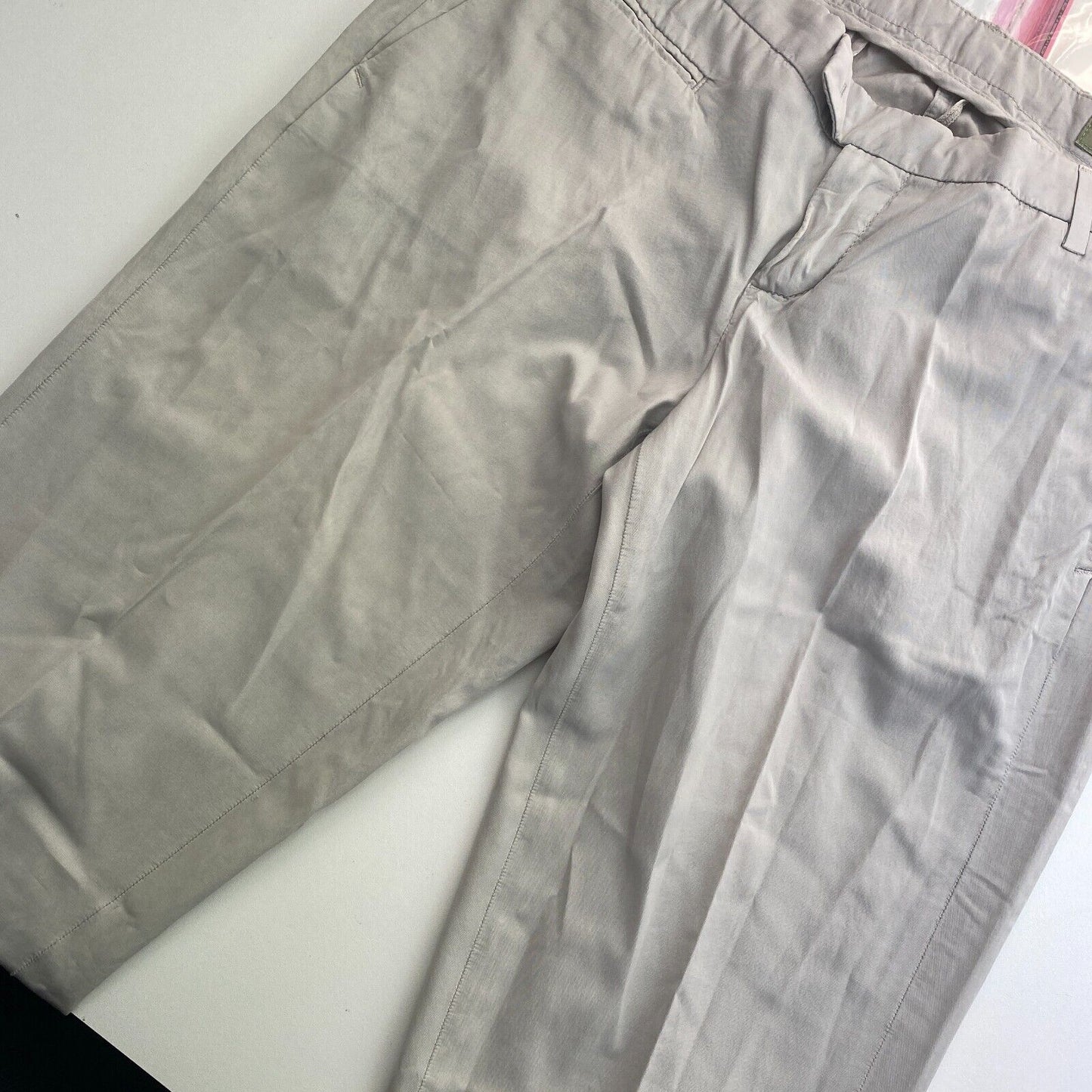 JACOB COHEN Women LILAC Grey Low Rise Chino Pants Trousers Size W30 L30