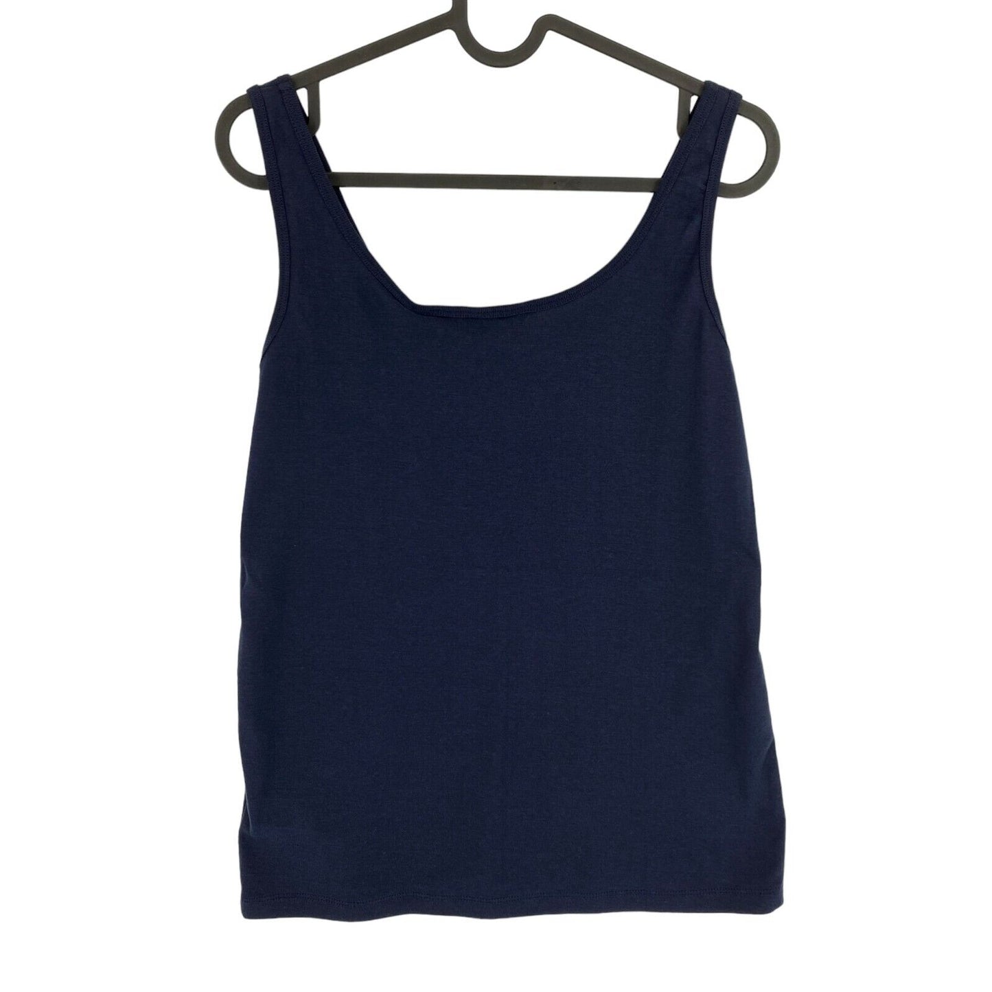 GANT Navy Blue 1x1 Rib Tank Top T Shirt Size S