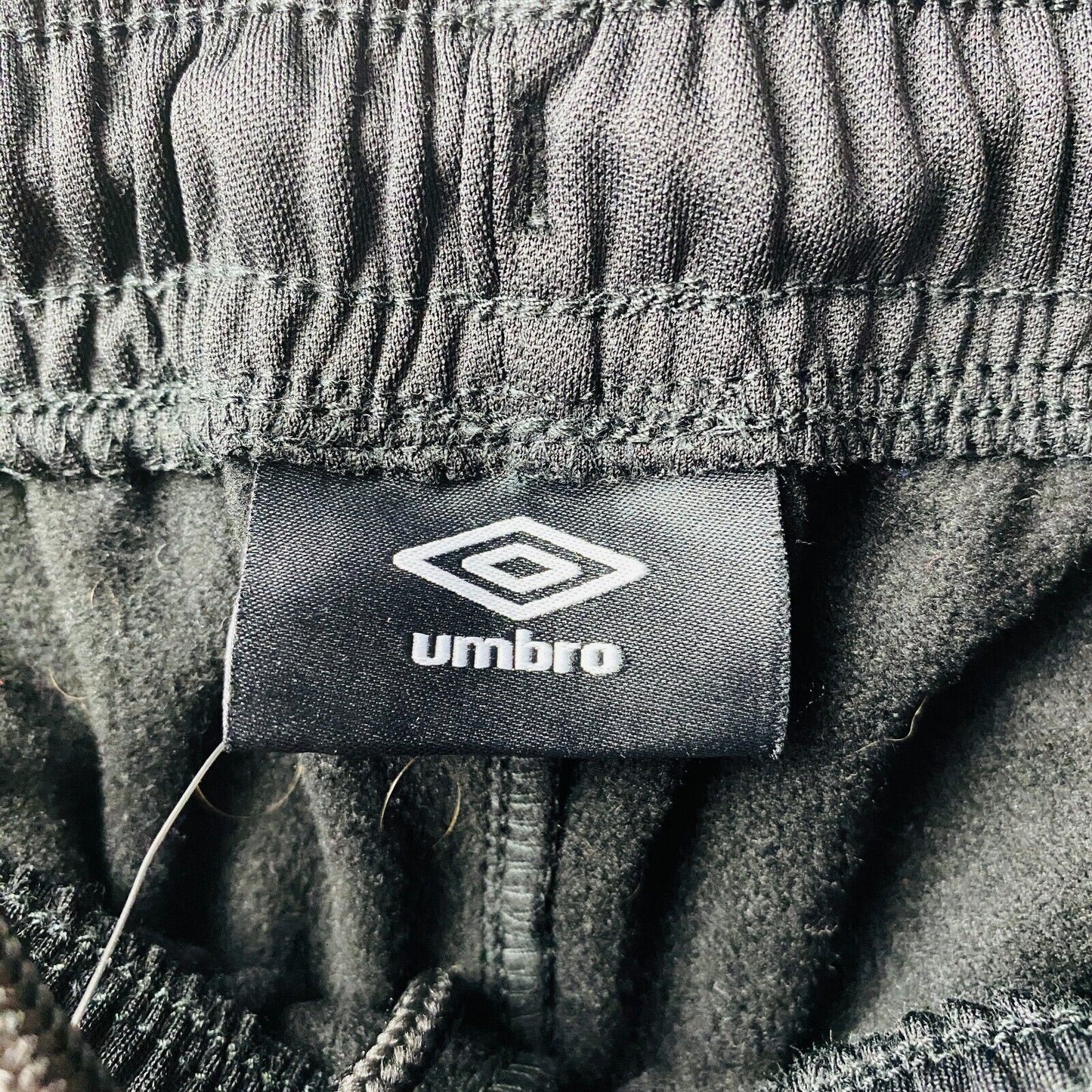 UMBRO Women Black Regular Fit Ankle Zip Sweatpants Trousers Size L