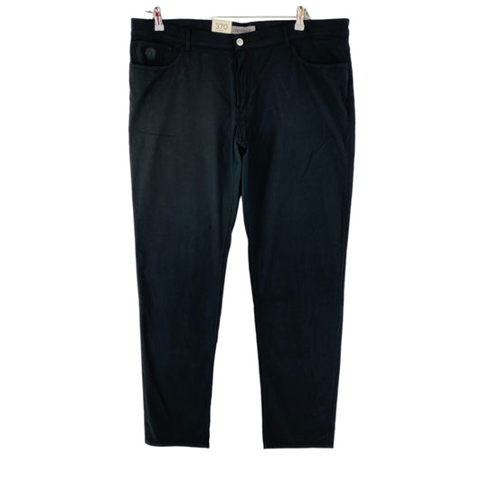 TRUSSARDI 370 CLOSE Mens Black Slim Fit Jeans Trousers EUR 58 W42