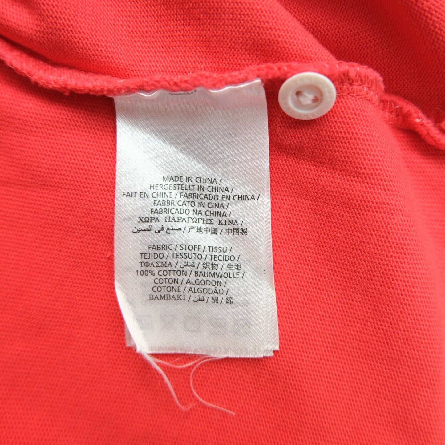 GANT Roter schwerer Rugger-Pullover, Größe S