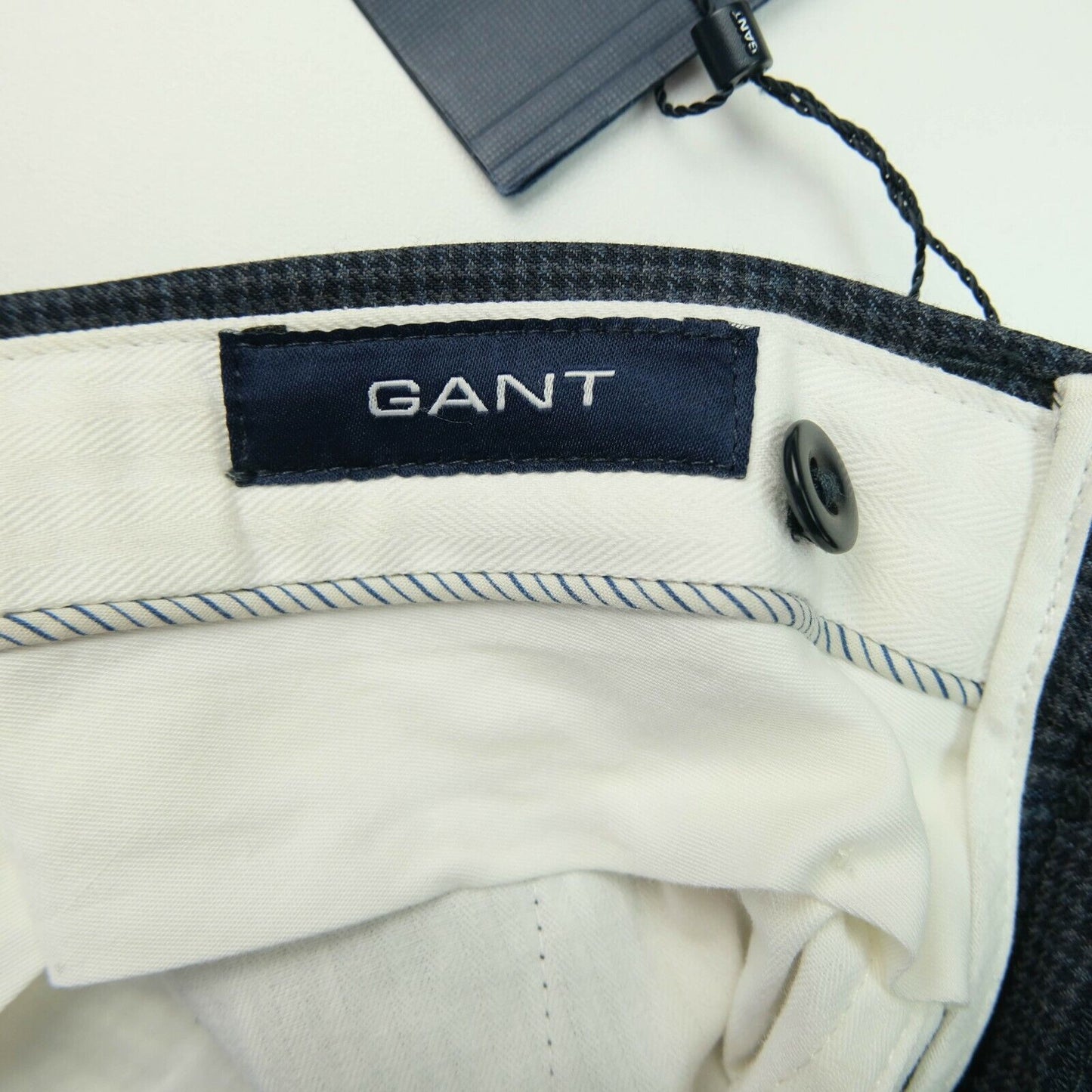 GANT Navy Blue Wool Grandpa Dress Pants Trousers Size EU 44 UK/US 34