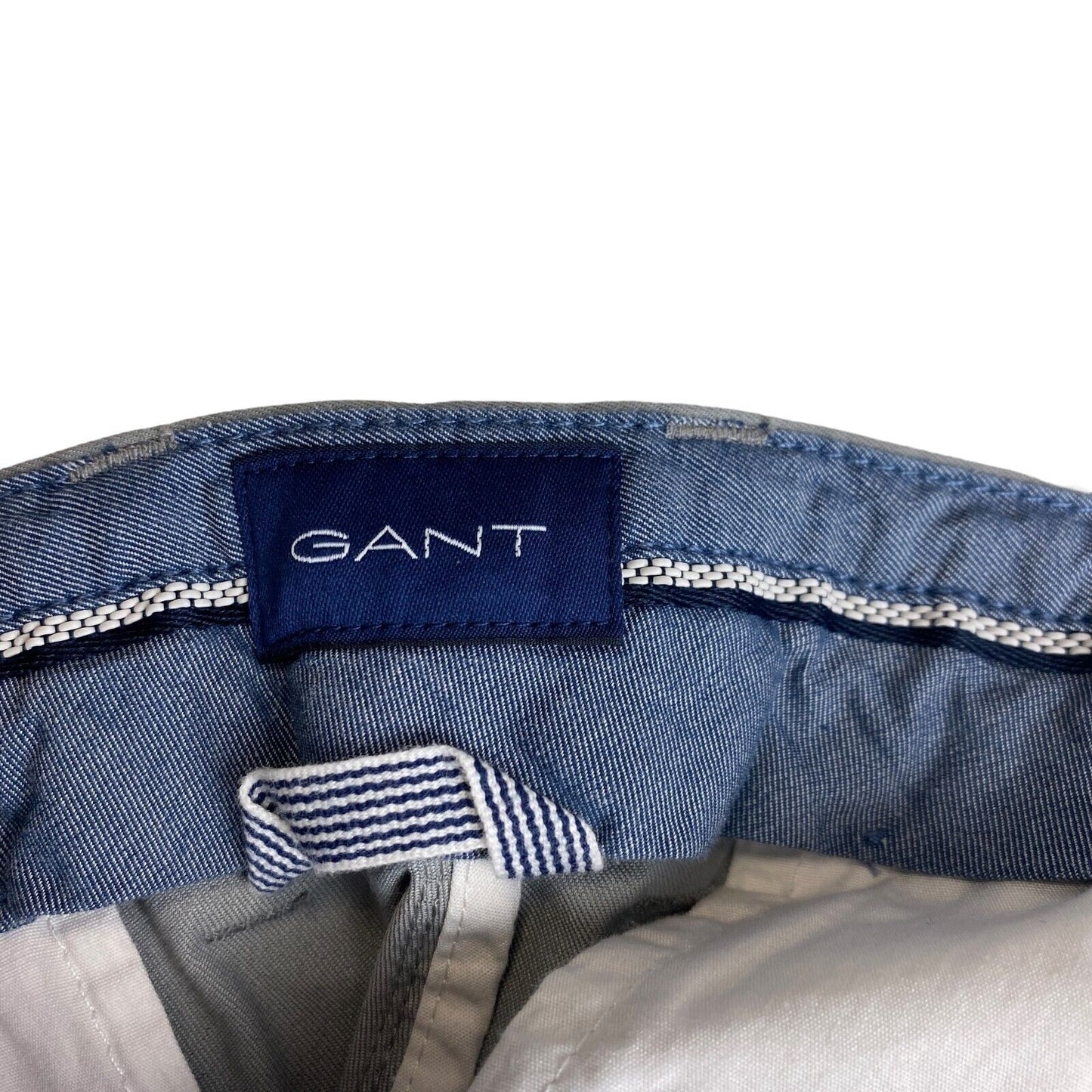 GANT Graue Halden Slim Chinohose Hose W35 L32