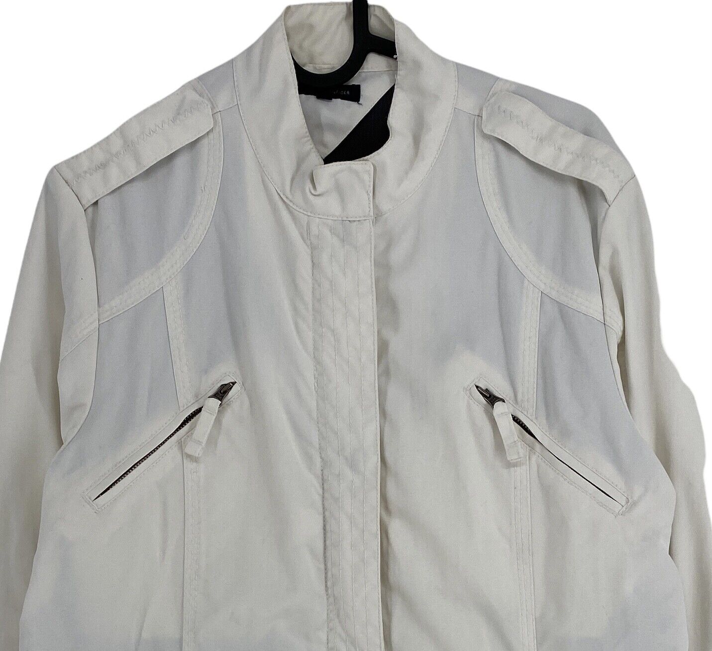 TOMMY HILFIGER White Jacket Size L