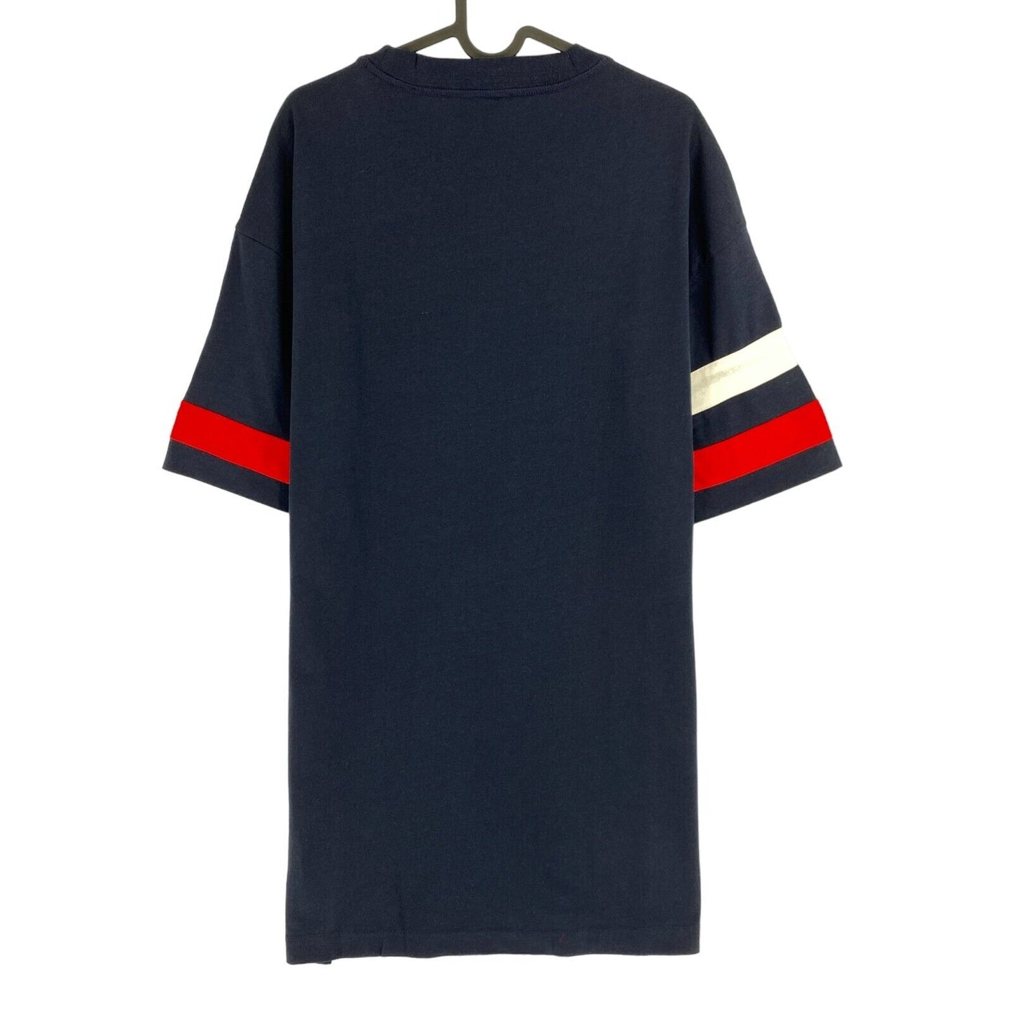 GANT Bleu Marine Rétro Logo Manches Courtes T Shirt Robe Taille S