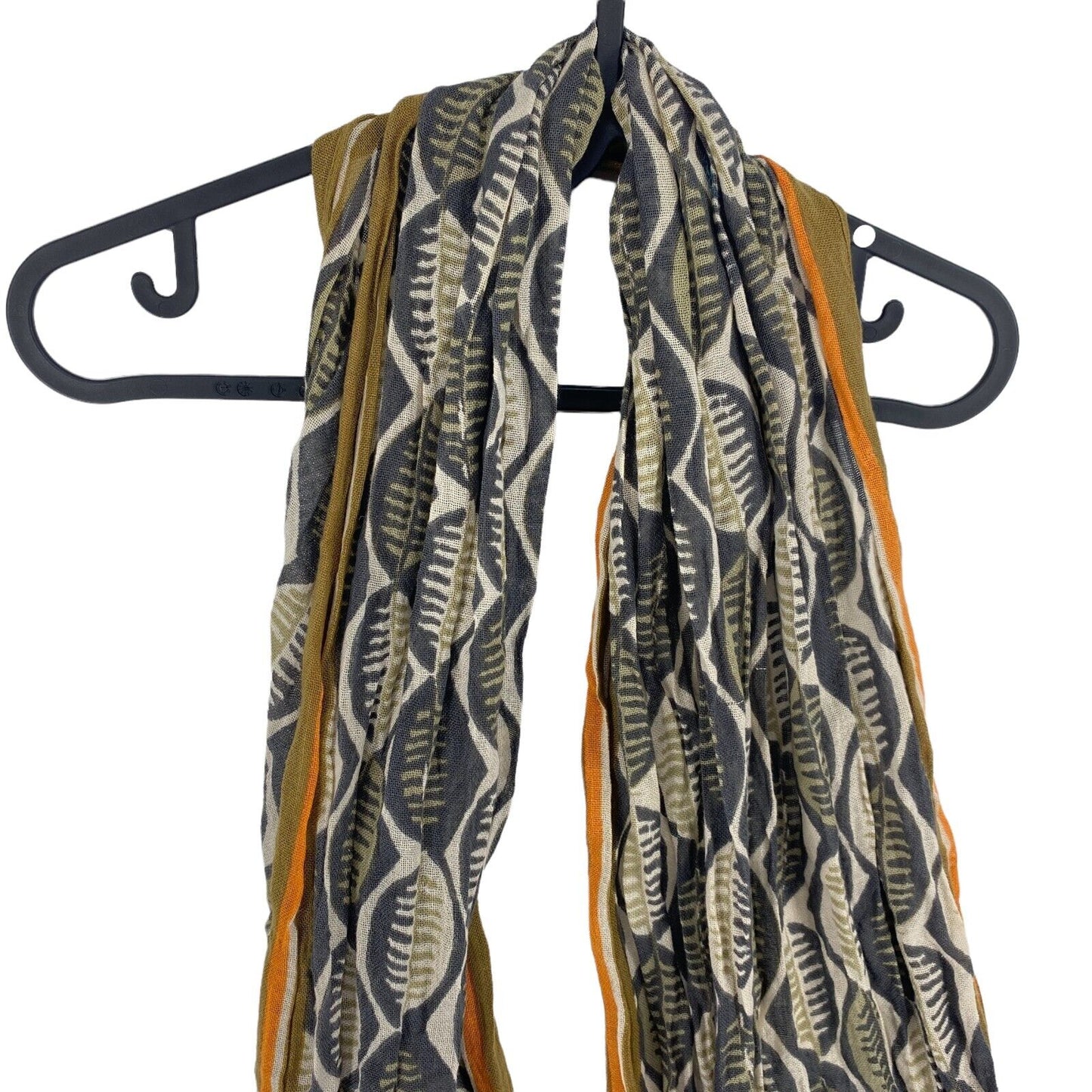 CAMEL ACTIVE Brown Printed 100% Cotton Scarf Shawl