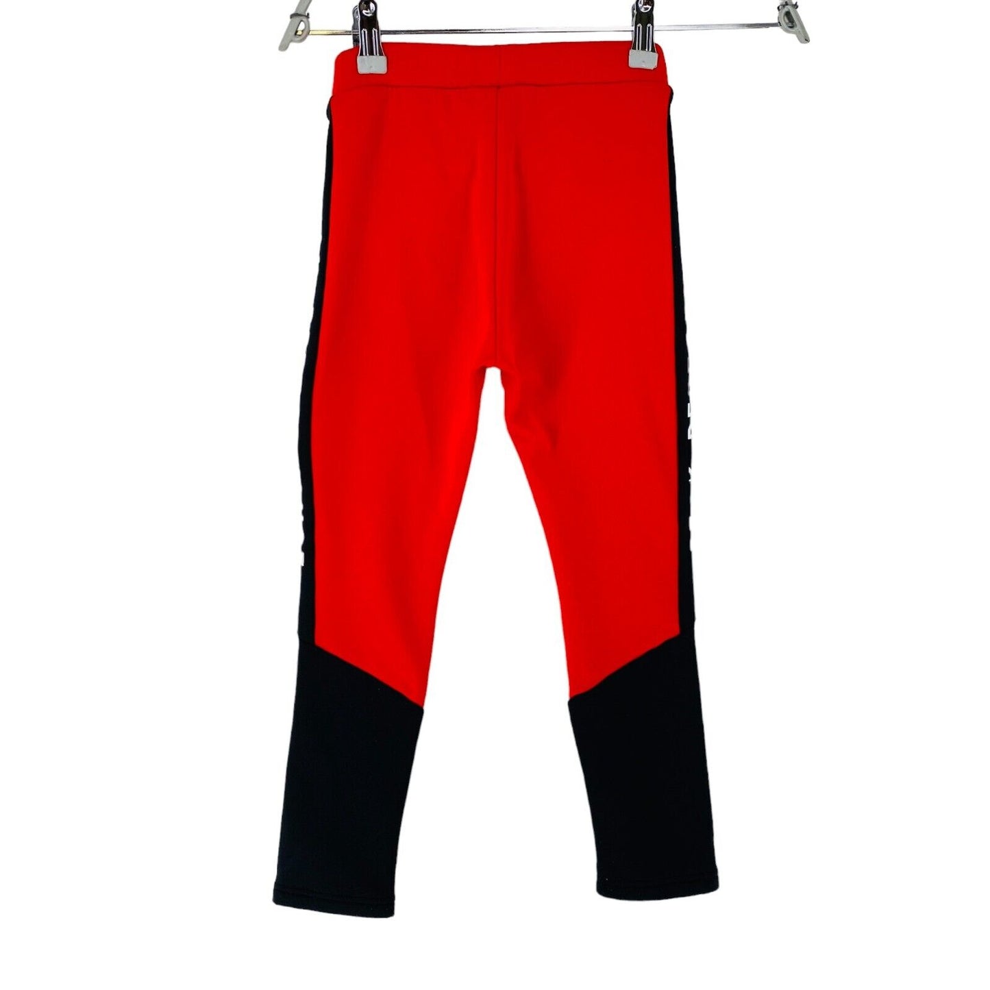 Peak Performance JR Kids Red Skinny Fit Sweat Trousers Size 130 cm.