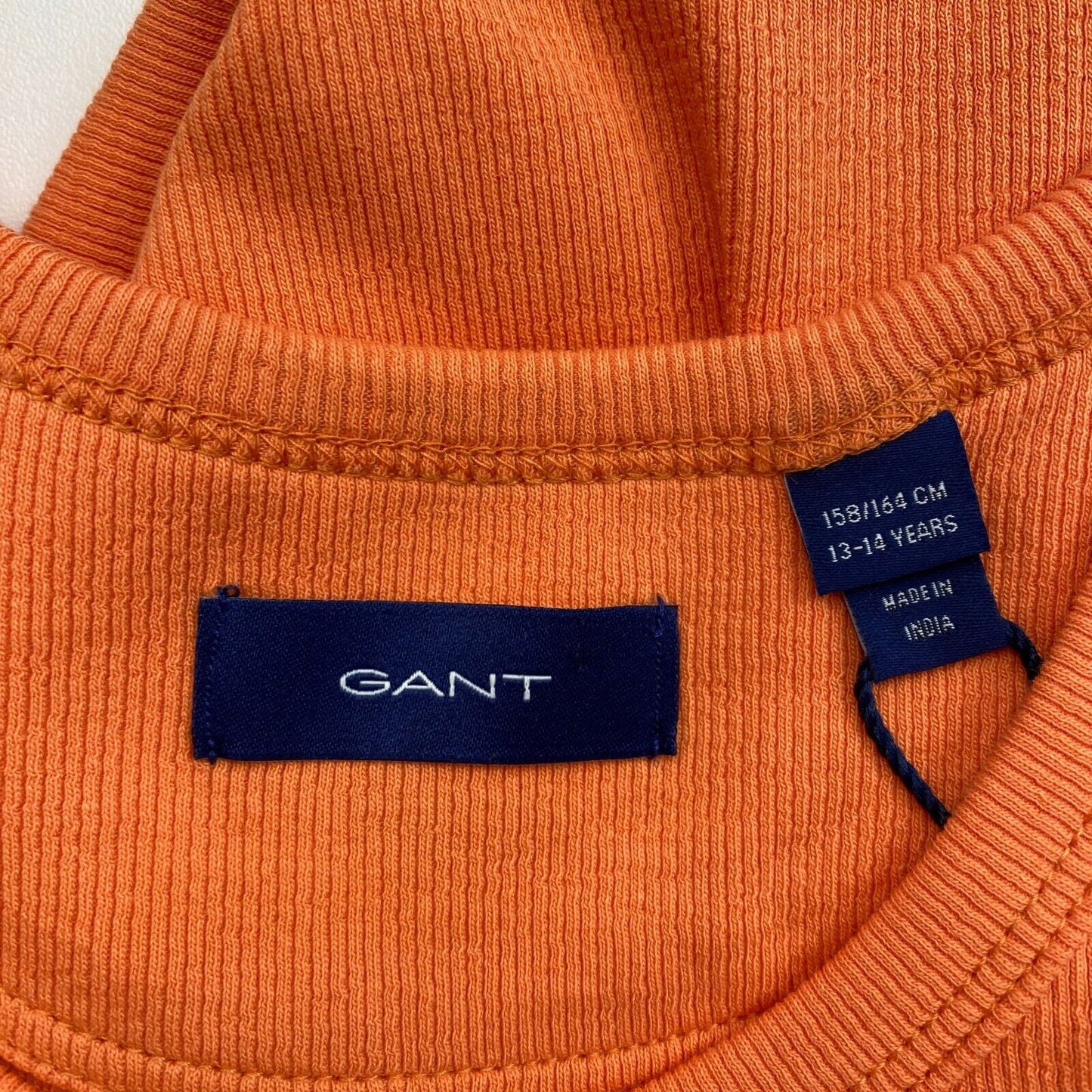 GANT Girls Orange Slim Fit Tank Top Dress Size 158/164 cm 13-14 Years