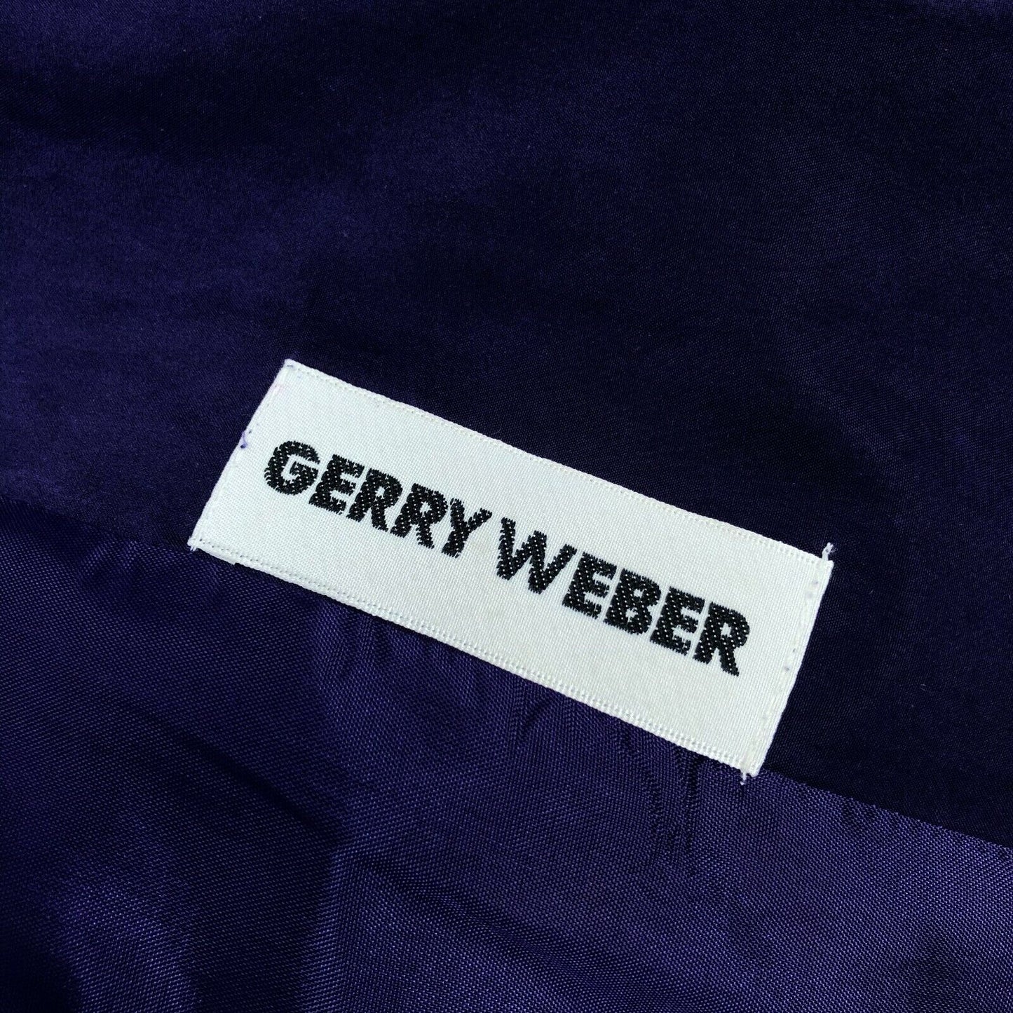 Gerry Weber 100% Silk Vintage Purple Jacket Size EUR 40 US 10 UK 12