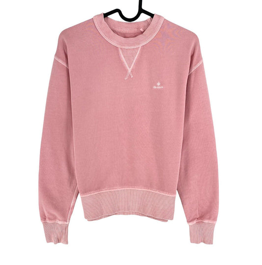 GANT Women Pink Sun Faded Crew Neck Sweater Jumper Size S