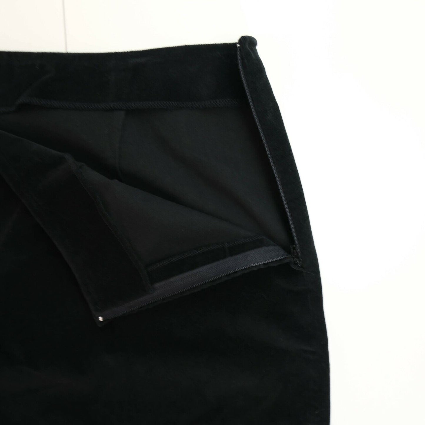 PERSONA Black Velvet Pants Trousers Size EUR 50 52 UK 20 22 US 18 20