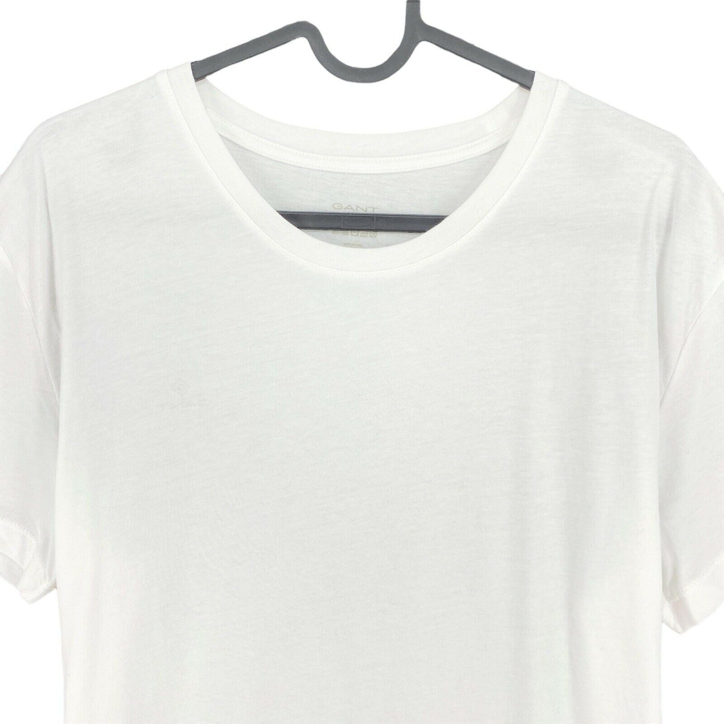 GANT White Crew Neck T Shirt Top Size M