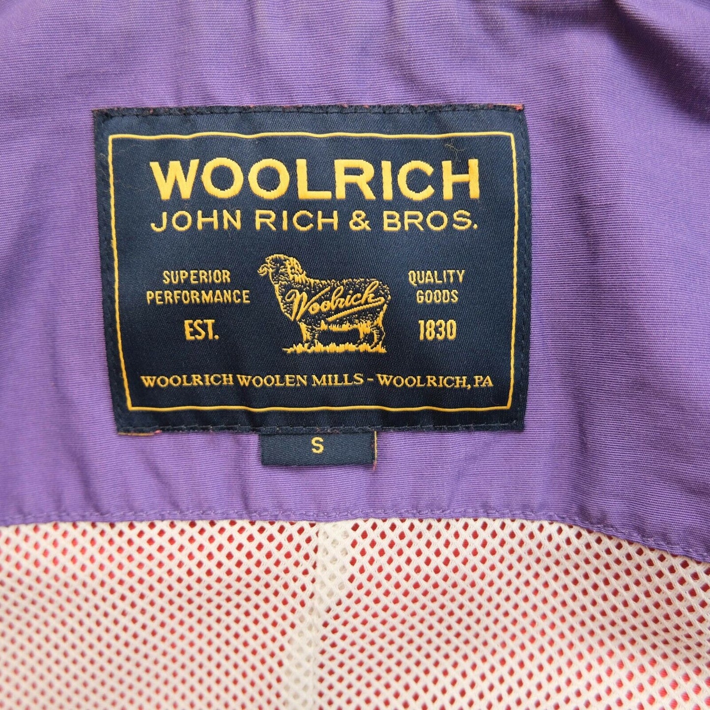 WOOLRICH Red Jacket Coat Size S