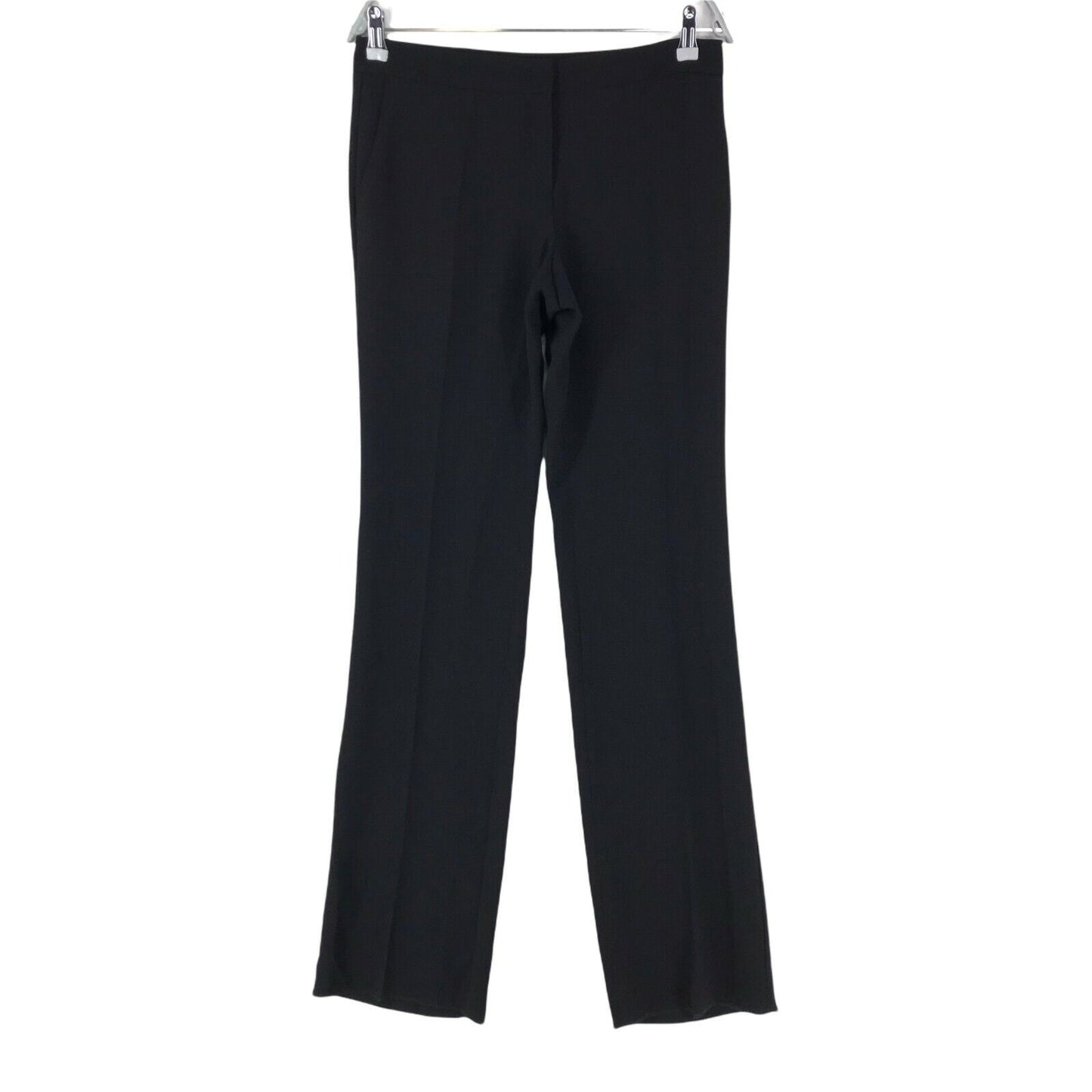 Ter De Caractere Women Black Regular Straight Fit Trousers EU 36 UK 10 US 6 W30