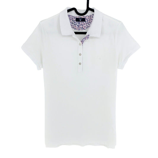 GANT Polo blanc piqué à manches courtes taille M