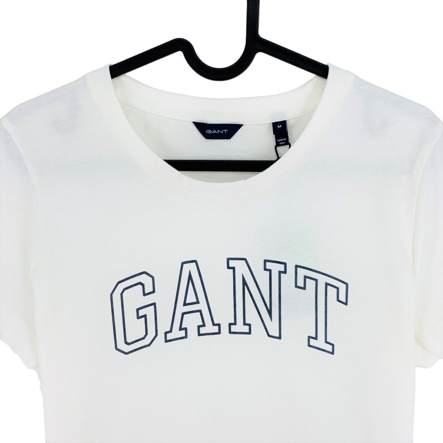 GANT White Arch Logo T Shirt Size M