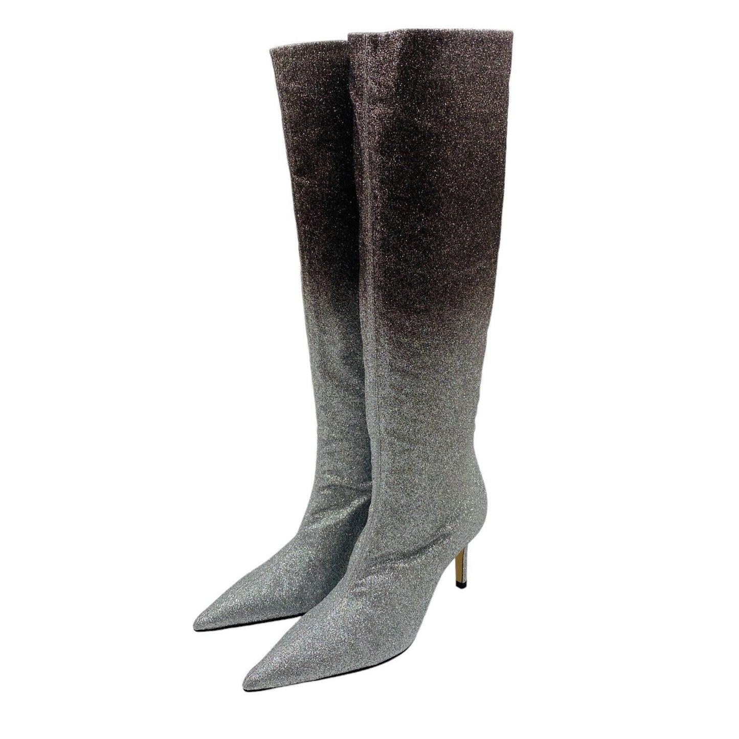 ARTEANA Grey High Heel Knee High Boots Size EU 35 UK 2 US 5