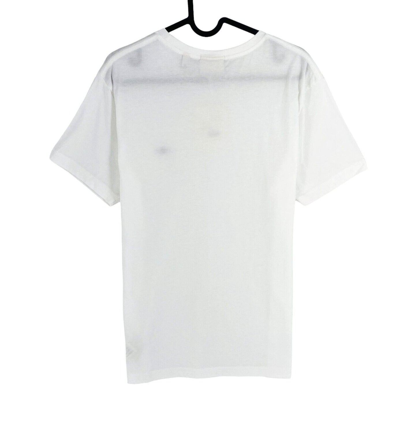 GANT Men White Slim Fit Shield Crew Neck Short Sleeve T Shirt Size M