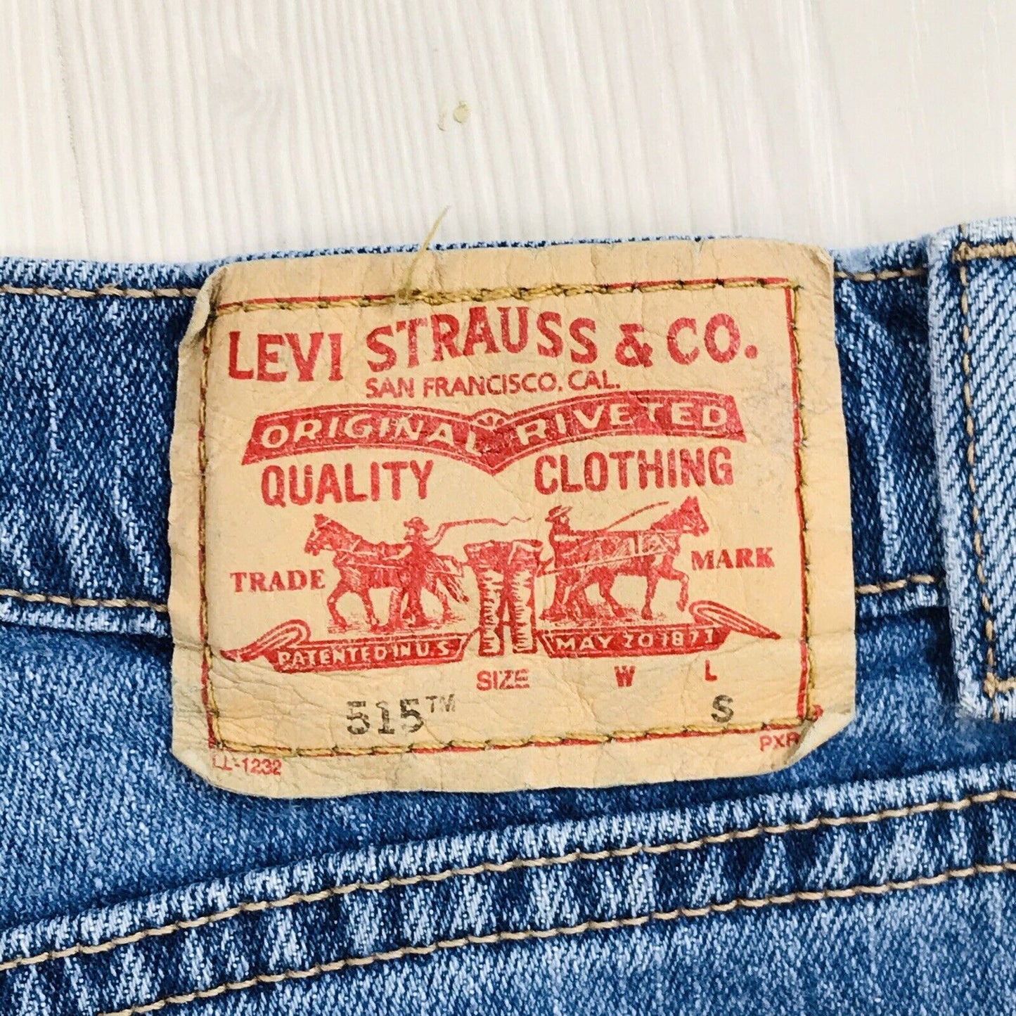 Vintage Levi's 515 Women Blue Regular Bootcut Fit Moms Jeans Size 12 S / W30 L28