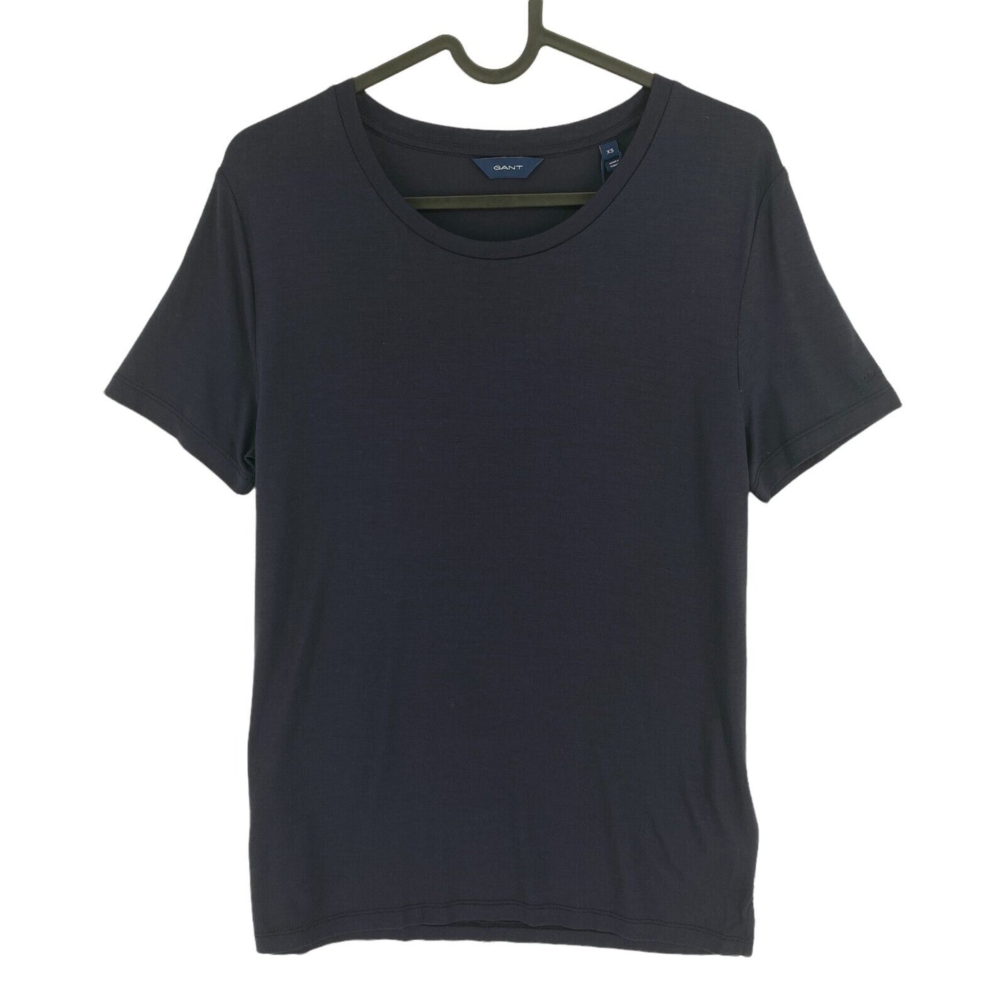 GANT T-Shirt mit Rundhalsausschnitt, leicht, Marineblau, Größe XS