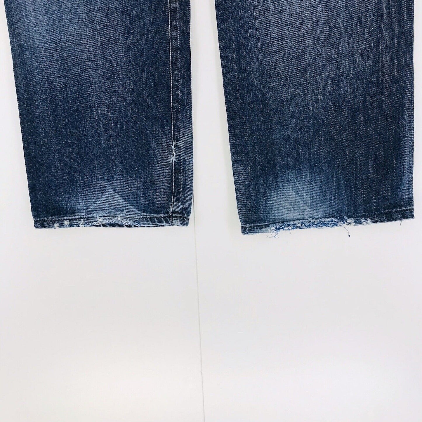 G-STAR RAW 3301 Blue Regular Straight Fit Distressed Jeans Size W31 L34