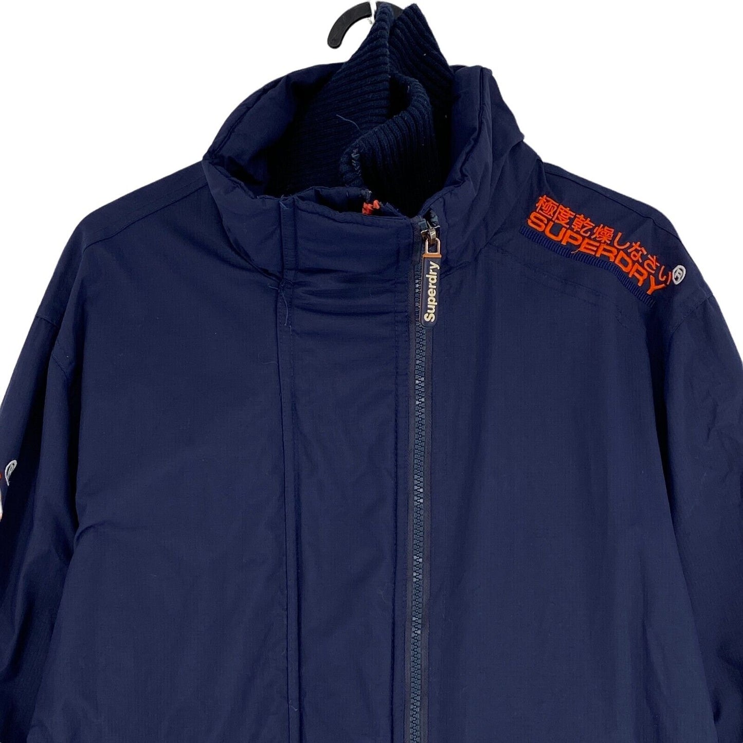 SUPERDRY Original Windcheater Marineblaue Jacke Größe S