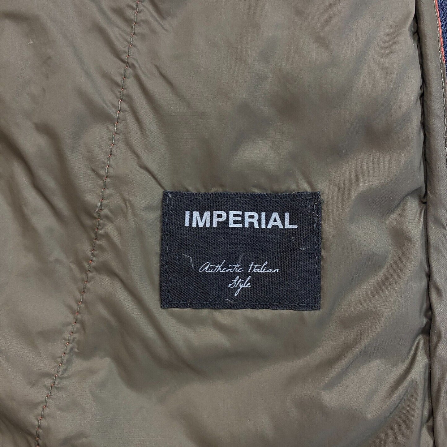 IMPERIAL Orange Down Puffer Jacket Size XL