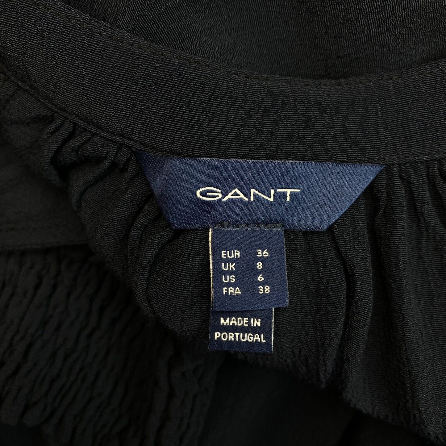 GANT Bleu Marine Col en V Une Ligne Robe Taille EU 36 UK 8 US 6