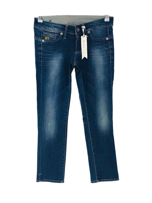 G-STAR RAW MIDGE Damen Jeans in knöchellanger Skinny-Passform, Blau, Größe W27