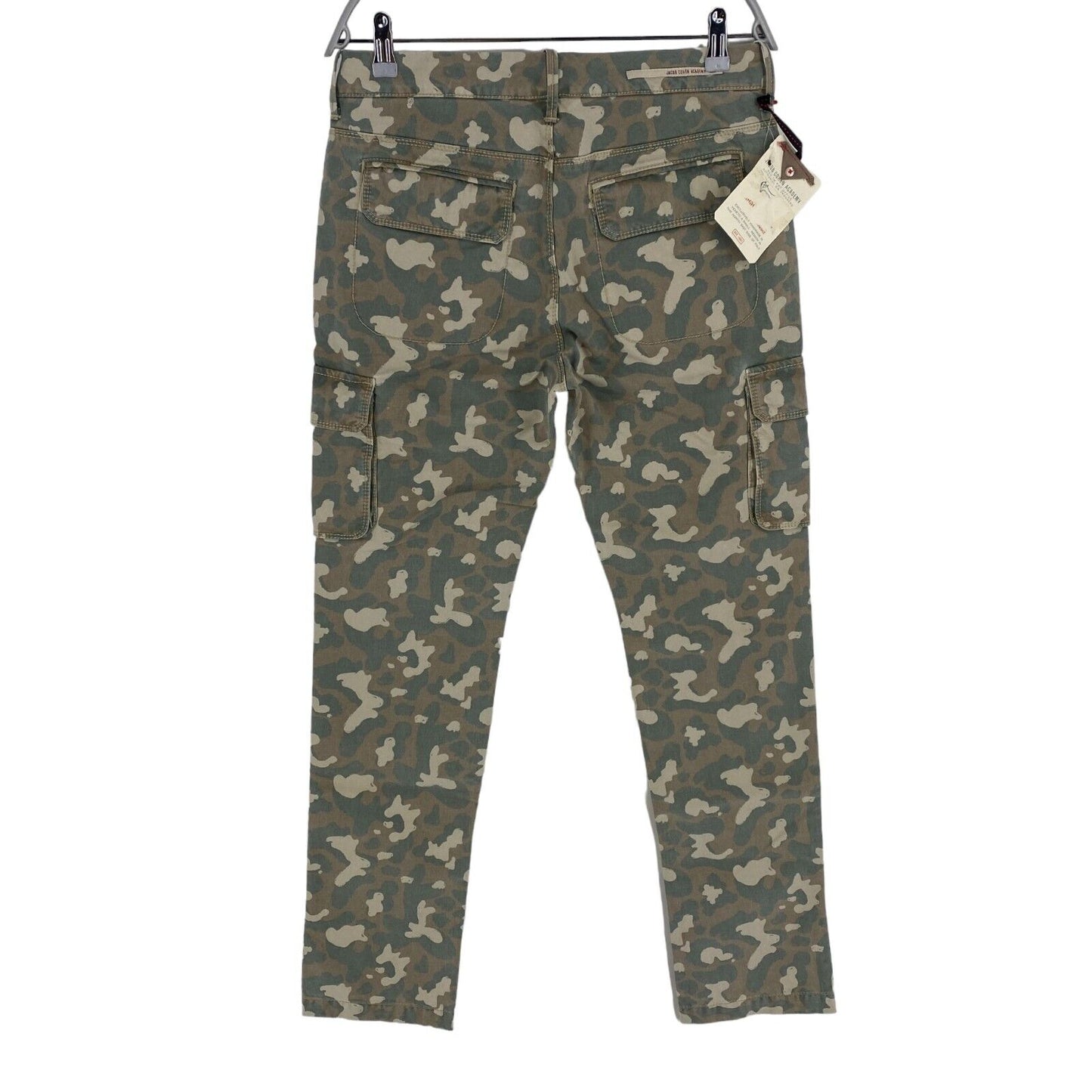 Jacob Cohen Men IKE Green Camo Cargo Pants Trousers Size W30 L34 Made In Italy