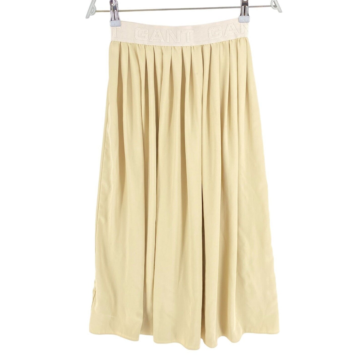 GANT Beige Pleated Skirt Size EU 34 UK 6 US 4