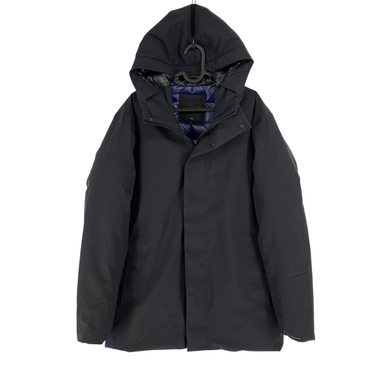 JACK&amp;JONES Herren Parka Blakeen mit Kapuze, Marineblau, Größe L