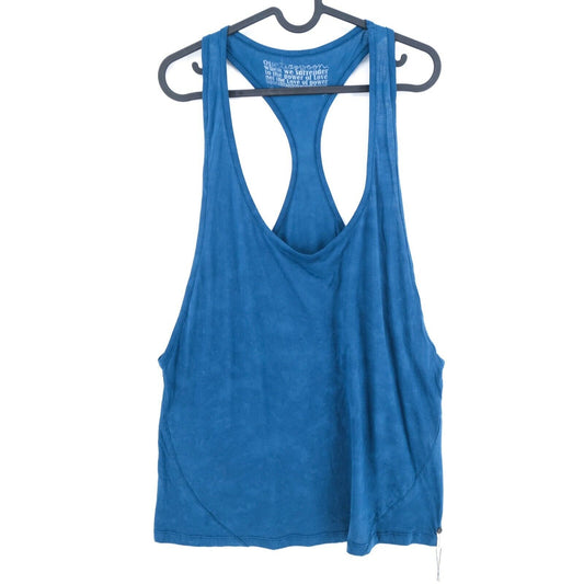 ONE TEASPOON Blue Tank Top Blouse Size AU 8 10 EU 32 34 UK 6 8