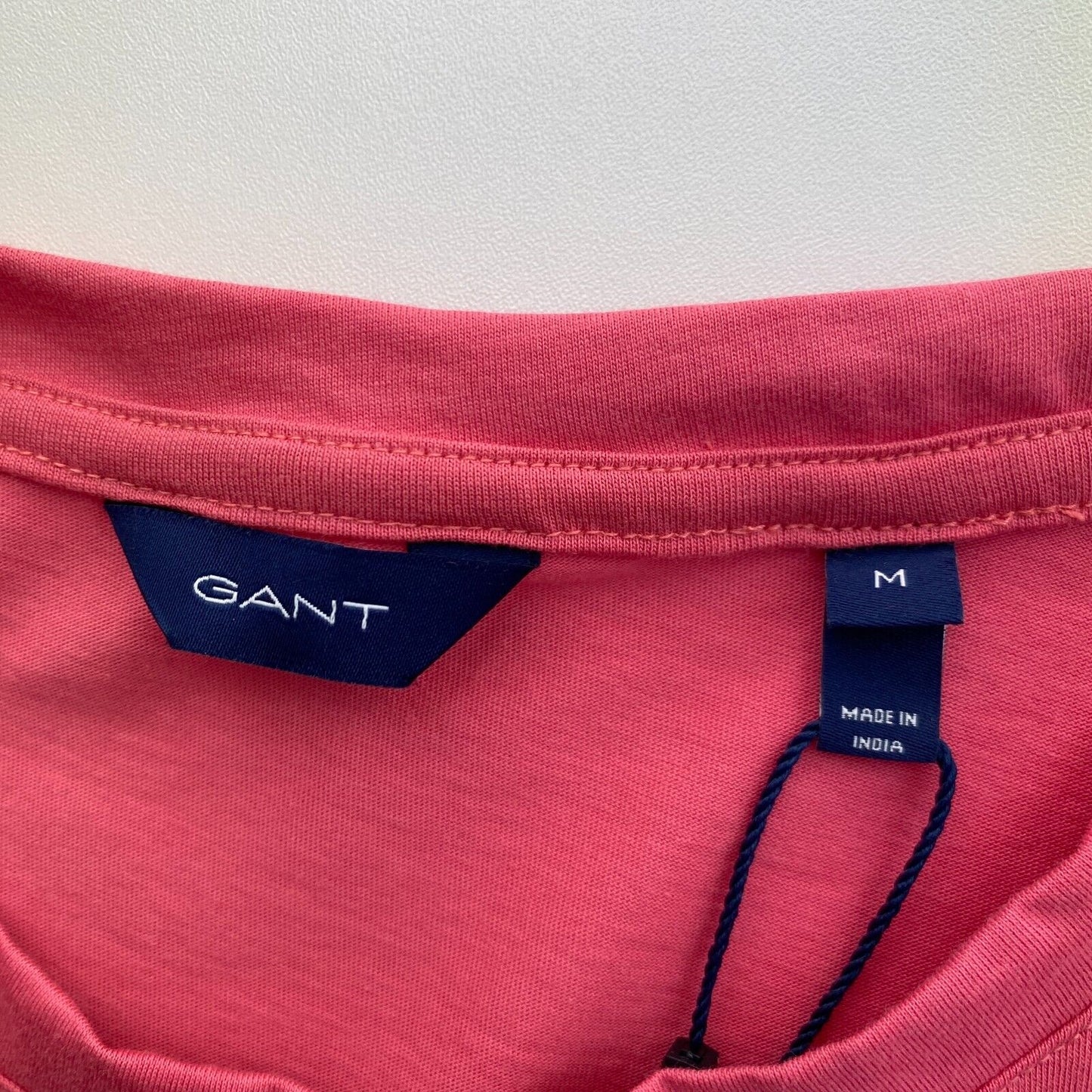 GANT Pink Original Crew Neck T Shirt Size M