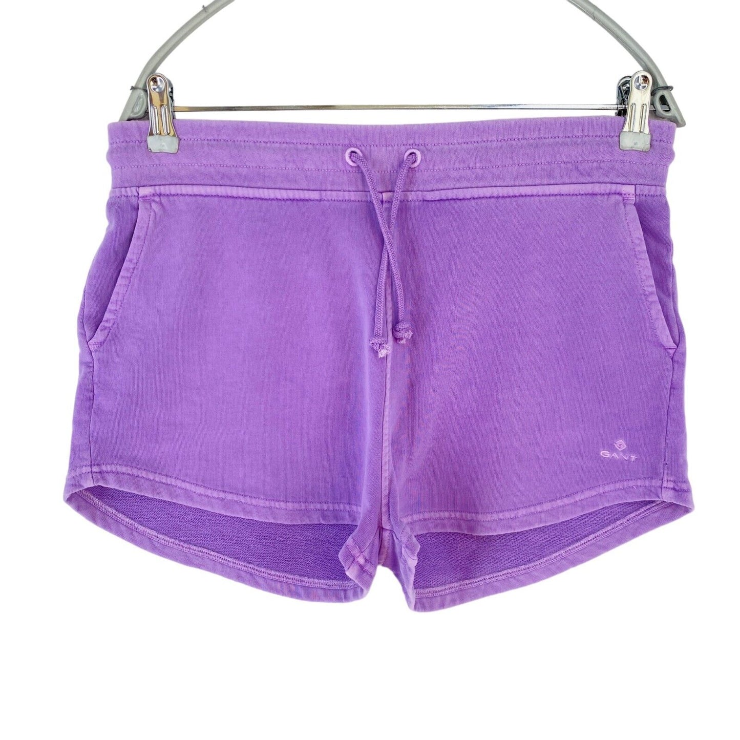 GANT Women Purple Relaxed Fit Sweat Shorts Size S