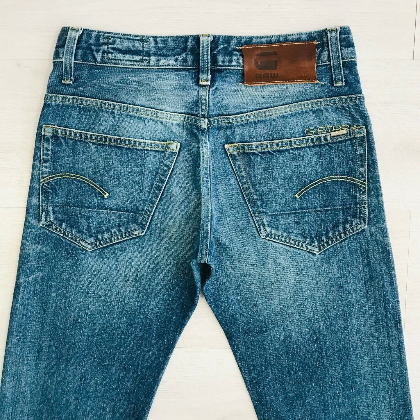 G-Star 3301 Jean bleu fuselé bas Taille W29 L32